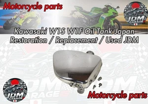 Kawasaki W1S W1F Oil Tank Japan Restoration / Replacement / Used JDM - Picture 1 of 10