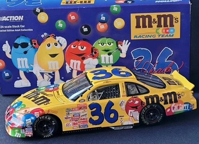 2000 Ken Schrader Signed #36 M & M's Pontiac Grand Prix 1:24 Action Diecast - Image 1 of 4