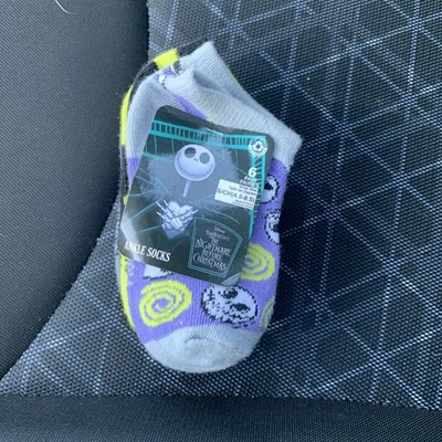 Calcetines Pesadilla antes de Navidad para niños Jack Skellington Grinch talla pequeña 4,5-8,5 Foto 1 de 4