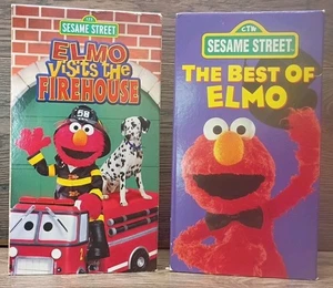 ELMO BESUCHT DIE FEUERWACHE & DAS BESTE VON ELMO VHS-KASSETTEN SESAMSTRASSE JIM HENSON - Bild 1 von 5