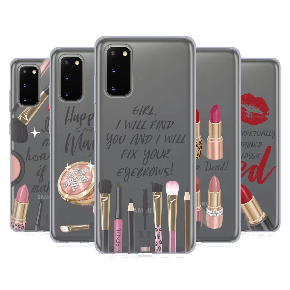HEAD CASE MAKEUP OBSESSION CUSTODIA COVER MORBIDA IN GEL PER SAMSUNG TELEFONI 1 - Immagine 1 di 1