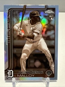 2025 Topps cromo - Justyn-Henry Malloy #224 refractor sepia (RC) - Imagen 1 de 2