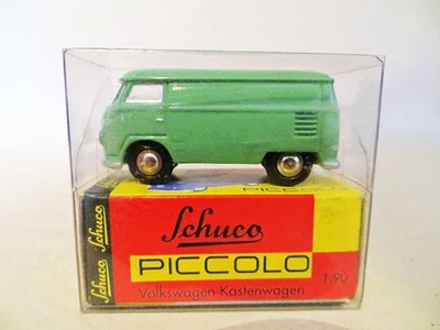 SCHUCO PICCOLO 01321 'VW T1 BULLY KASTENWAGEN VAN, VERDE' 1:90 Ltd Ed. MIB/BOXED Foto 1 de 4