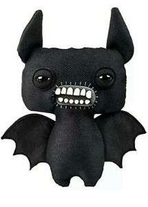 Fuggler Funny Ugly Monster Winged Bat Black Chase Rare Plush Glow Teeth New Rare