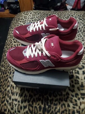 Size 11 - New Balance 2002R Suede Pack - Garnet Deep Earth Red - Image 1 of 4