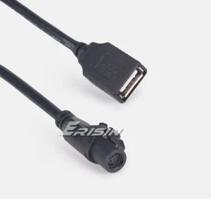 Cable adaptador USB de 4 pines para radio de coche VW Golf Passat Jetta Touran Tiguan Polo - Imagen 1 de 3