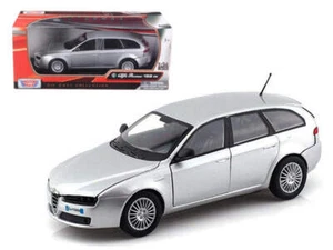 Alfa Romeo 159 SW Silver 1/24 Diecast Car Model by Motormax - Picture 1 of 1