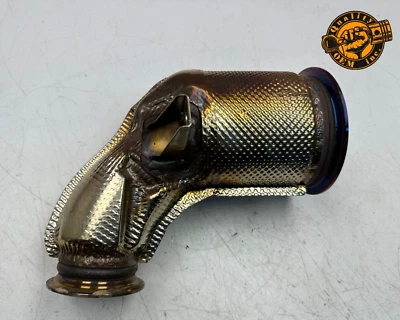 2020-2023 PORSCHE PANAMERA 2.9 FRONT LEFT EXHAUST CATALYTIC CONVERTER OEM 52kmi - Image 1 of 4