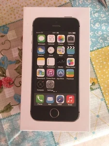 BOITE neuve Apple iPhone 5s BOITE VIDE UNIQUEMENT noire - Photo 1 sur 3