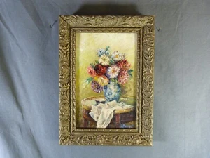 Alphonsine BOUQUET (19th-20th century) Oil on panel Bouquet of flowers - Picture 1 of 9