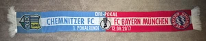 Chemnitzer FC vs FC Bayern München Schal - DFB Pokal 1.Runde 2017 - - Bild 1 von 1