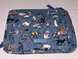 New Vera Bradley RFID Little Hipster Purse Crossbody Bag Cats Meow - Picture 1 of 14