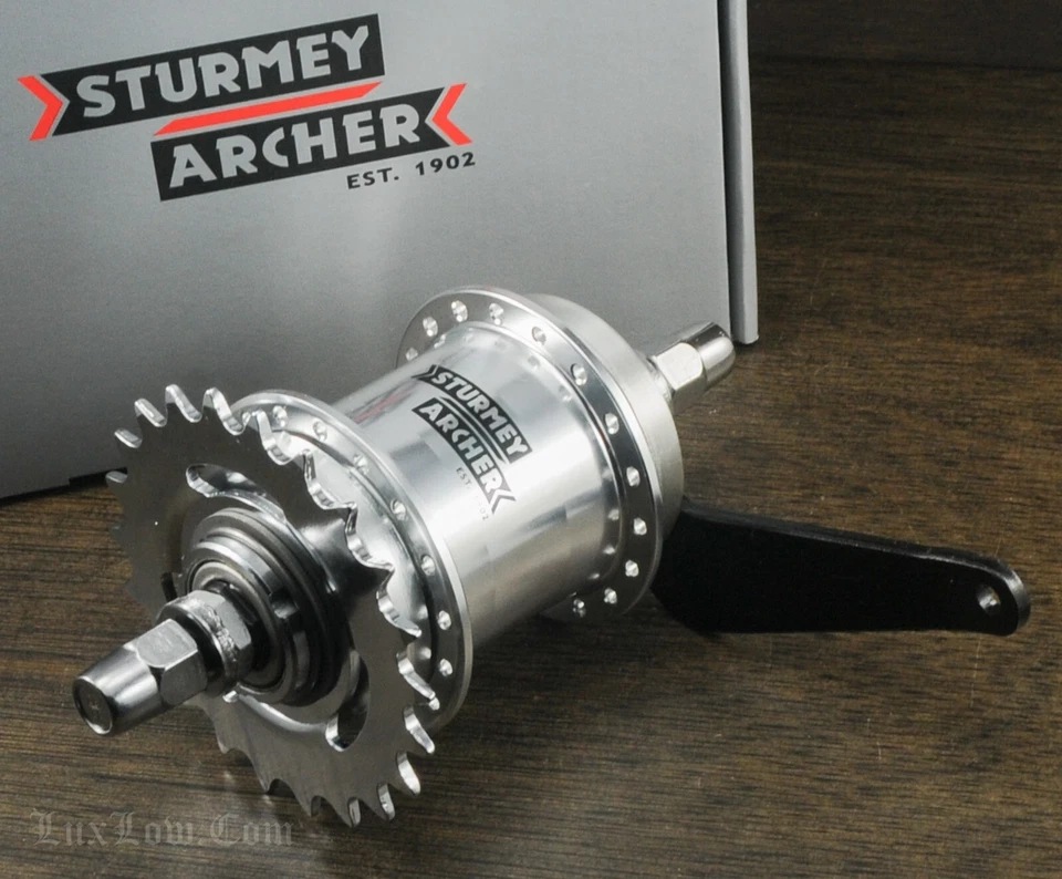 Buje de bicicleta de freno Sturmey Archer S2C Coaster 36h 2 velocidades KickBack Cruiser bicicleta Foto 1 de 1