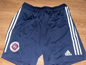 ADIDAS NEW ENGLAND REVOLUTION MENS AEROREADY SHORTS SIZE LARGE NWT HOME - Picture 1 of 5