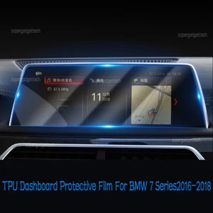 TPU Dashboard Protect Film For BMW 7 Series 2016-2018 Navigation Display Sticker - Picture 1 of 10