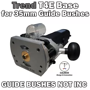 Trend T4E Plunge Sub Base suitable for 35mm Brass Guide Bushes -INC P&P - Picture 1 of 9