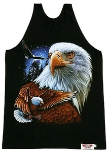 Tank Top Adler Seeadler Adlerkopf, Gr. M Western Indianer Muskel Shirt ärmellos - Bild 1 von 1