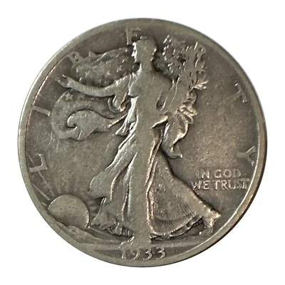 1933-S U.S. 90% Silver Walking Liberty Half Dollar - Well Struck - Image 1 of 4