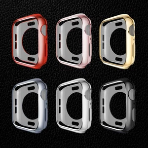 Funda blanda TPU para Apple Watch Series 6 5 4 3 2 1 marco protector parachoques - Imagen 1 de 30