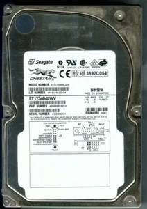 SEAGATE ST173404LWV 73GB 68PIN SCSI HARD DRIVE - Afbeelding 1 van 2