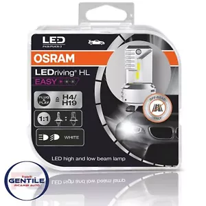 KIT LAMPADE OSRAM LED H4 /H19 6000K PLUG & PLAY NO MODIFICHE MONTAGGIO ORIGINALE - Bild 1 von 5
