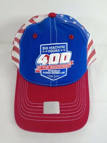 2020 Big Machine Vodka 400 At The Brickyard Event Hat Snapback American Flag Cap Cover