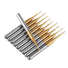10pcs Carbide End Mill Engraving Bits Milling Cutter 3.175mmx0.6mm Accessory