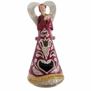 Estatuilla musical giratoria Blossom Angel brezo retirado minzón de oro 15453 - Imagen 1 de 1