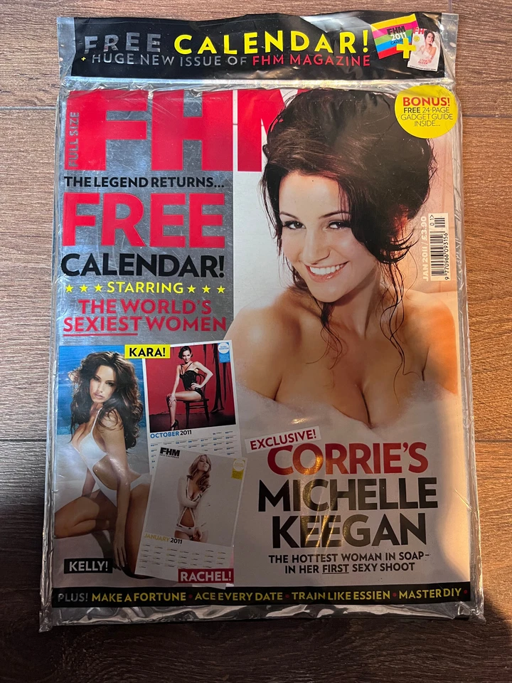 'FHM' Magazine UK - January 2011 - Michelle Keegan **UNOPENED** - Изображение 1 из 1