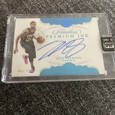 Josh Jackson 2018-19 Panini Flawless Premium Ink Autograph Card 1 of 1  Suns 1/1