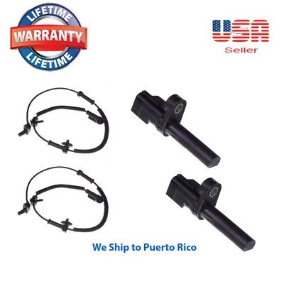 Sensor de velocidad de rueda 4ABS delantero trasero derecho e izquierdo ajuste: Dodge Ram 1500 2006-2008 4x4 Foto 1 de 4