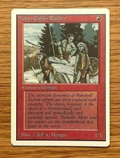 MONS'S GOBLIN RAIDERS - UNLIMITED - Magic the Gathering MTG - shipping discount