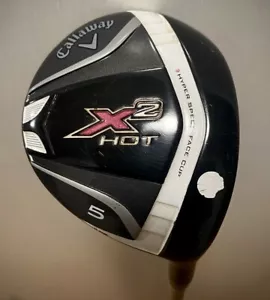 Callaway X2 Hot Women's 5 Wood 17 Deg Graphite Ladies Flex Driver RH - Picture 1 of 4