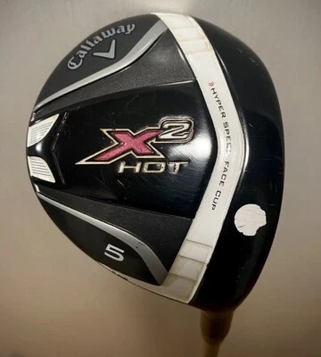Callaway X2 Hot Women's 5 Wood 17 Deg Graphite Ladies Flex Driver RH - Image 1 of 4