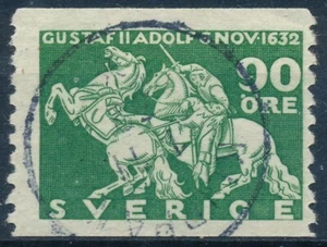 Sweden Scott 235/Facit 237, 90ö green Lützen, Fine Used - Picture 1 of 2