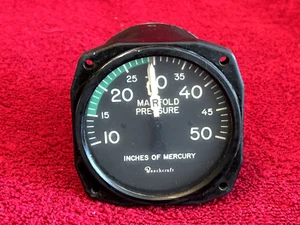 GARWIN MANIFOLD PRESSURE INDICATOR P/N 22-260-014 BEECHCRAFT P/N 50-380011-17 - Picture 1 of 7