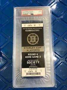 2019 STANLEY CUP FINALS Game 5 Full Ticket PSA 8 NM-MT, POP 1, Only 6 Higher!!! - Picture 1 of 3