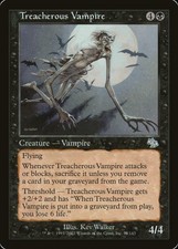 MTG - Treacherous Vampire - Judgment - X1 - (MP) - FOIL - FREE SHIPPING