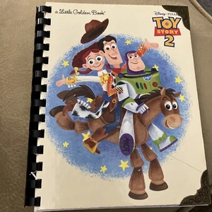 Little Golden Book Disney Pixar Toy Story 2 JUNK JOURNAL Diary Smoke Free - Picture 1 of 21