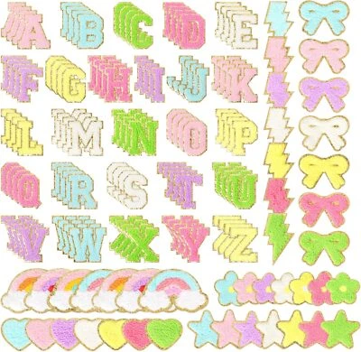 Self-Adhesive Patches for DIY Clothing Varsity Letter Sticker for Hats Backpacks - Image 1 of 4
