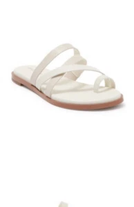 Sandali COLE HAAN Flavia Toe Loop crema tortora taglia 10B - Foto 1 di 12