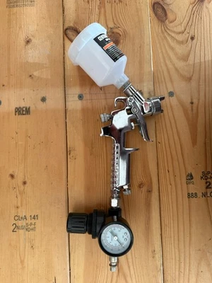 Mini HVLP Air Paint Spray Gun Auto Car Detail Sprayer Gravity Air Touch Up Gun - Image 1 of 2