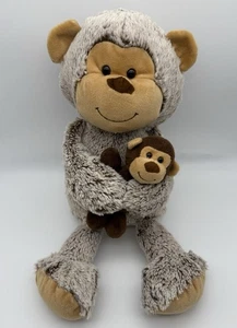 Animal Adventure Mama & Baby brauner Affe 18 Zoll Plüschtier 2017 - Bild 1 von 4