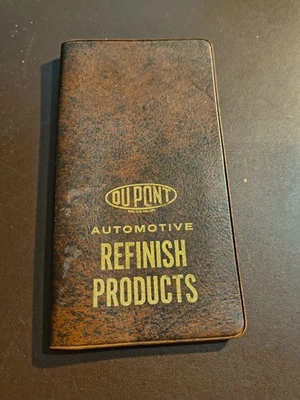 CARTEIRA DE VINIL DUPONT AUTOMOTIVE REFINISHERS PEDIDO DE PRODUTO - Imagem 1 de 4