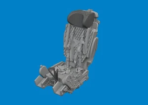 Avión Eduard 1/72 - Asiento MiG21 con cinturones integrales para resina EDU EDU672418 - Imagen 1 de 4