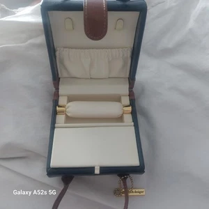 Vintage Retro Dulwich Design Travel Jewellery Box. Genuine Leather. Collectable - Picture 1 of 10