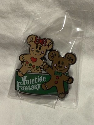 Prendedor comercial Mickey y Minnie 2015 Disney Yuletide Fantasy Tour regalo pan de jengibre Foto 1 de 2