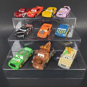Menge 10 Mattel Disney Pixar Druckguss Rennwagen Lightning McQueen Tow Mater CCC - Bild 1 von 3