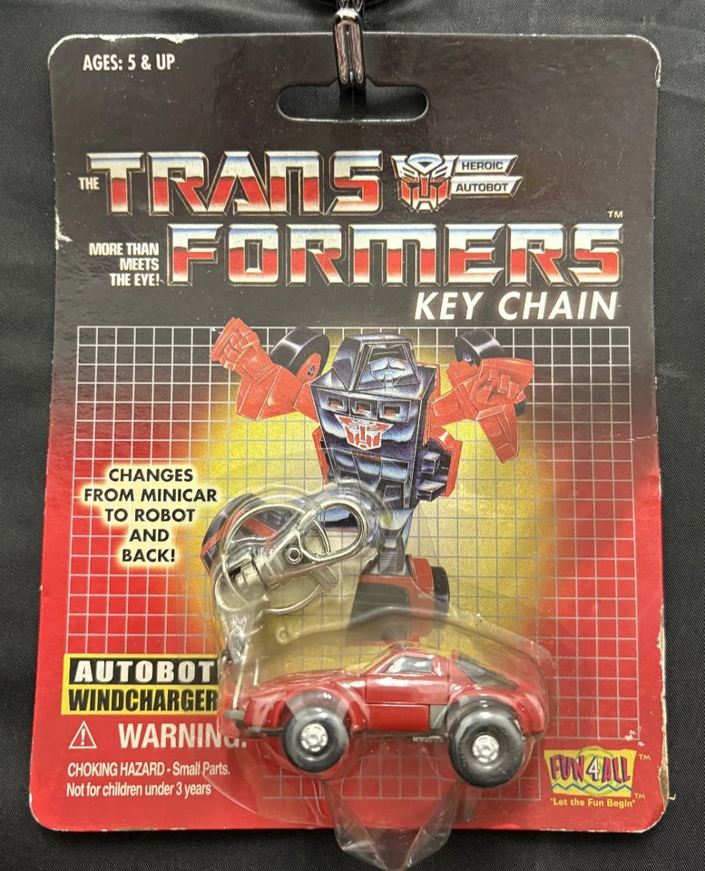 Windcharger - G1 Transformers Key Chain - MOSC - 2002 Fun 4 All & Hasbro - Image 1 of 2