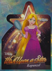 2025 Disney Wonder Topps Chrome Wish Upon a Star Die-Cut #W-16 Rapunzel Tangled - Picture 1 of 2